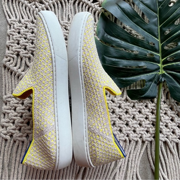 Rothy’s Sneakers Size 10 - Sunshine Honeycomb - Picture 5 of 12